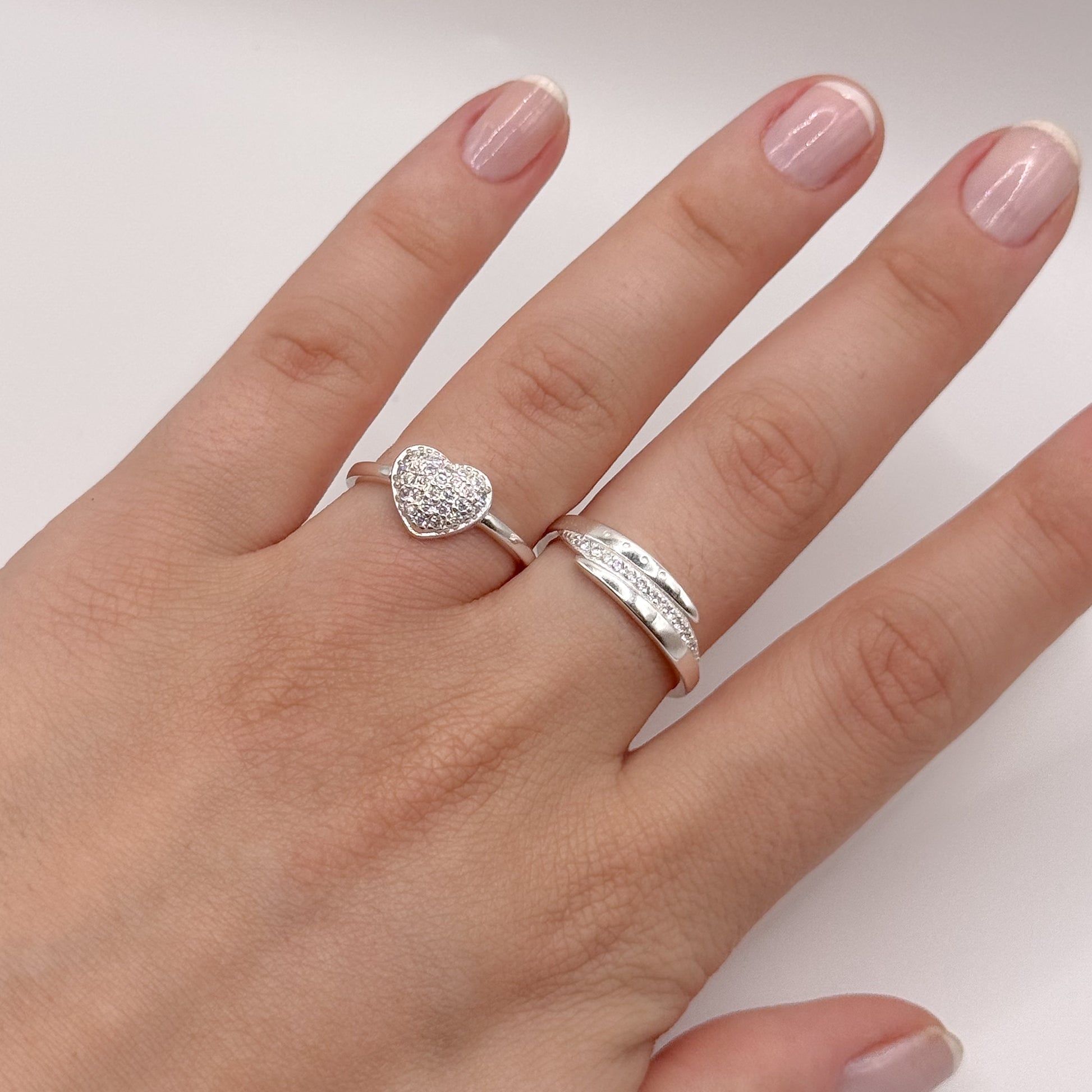 Anel Coração Cravejado Annavi