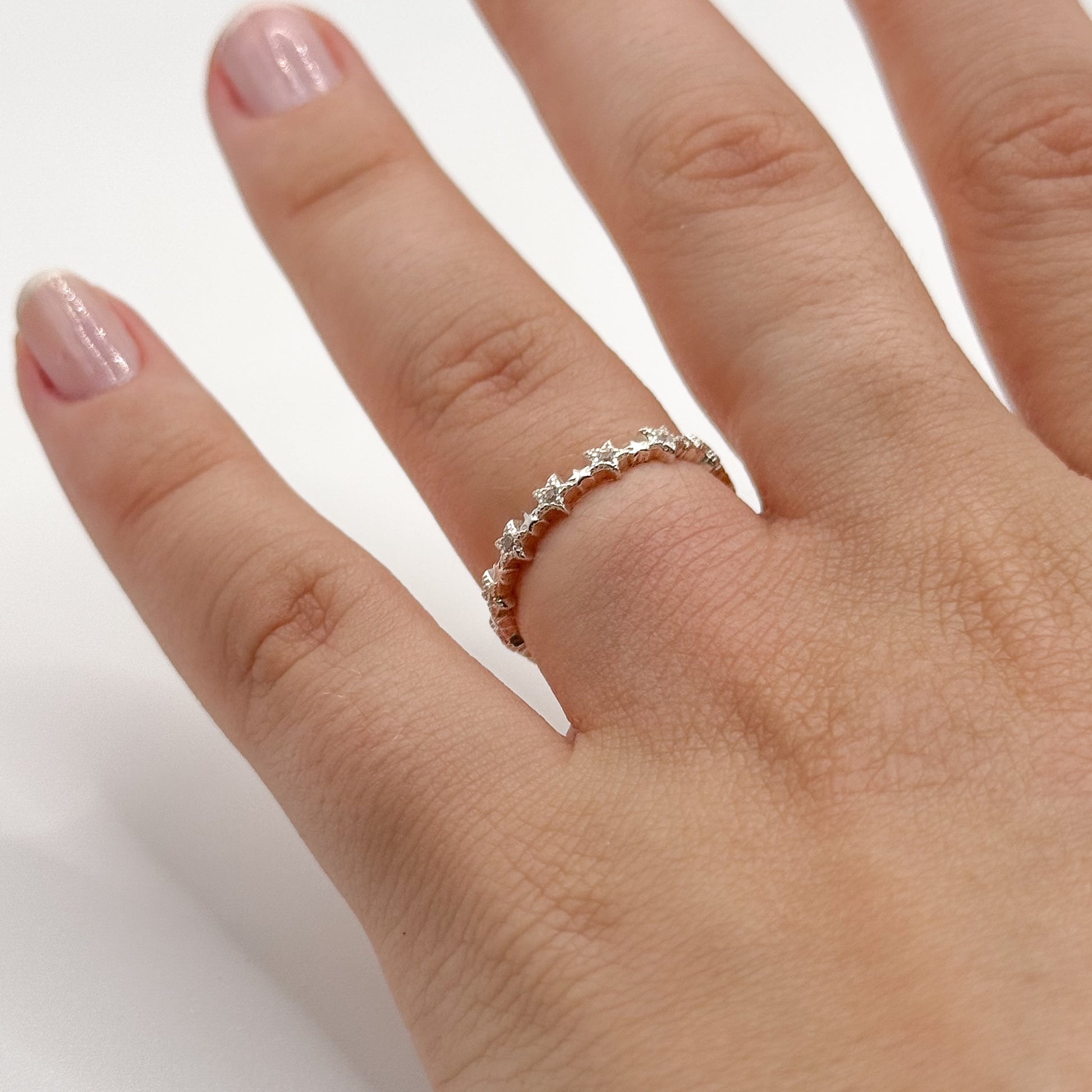 Anel Estrelas Cravejadas Annavi