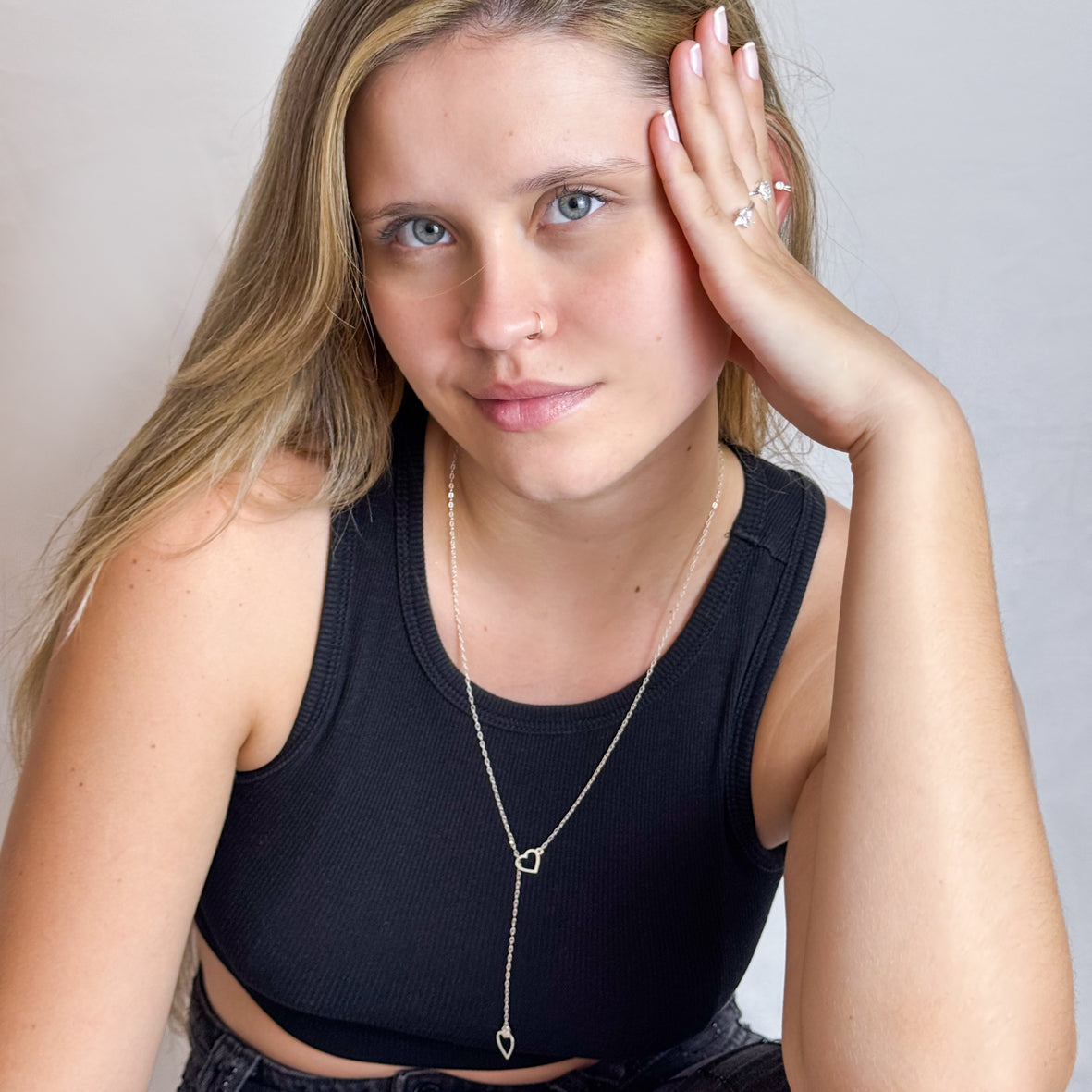 Colar Coração Gravata Annavi