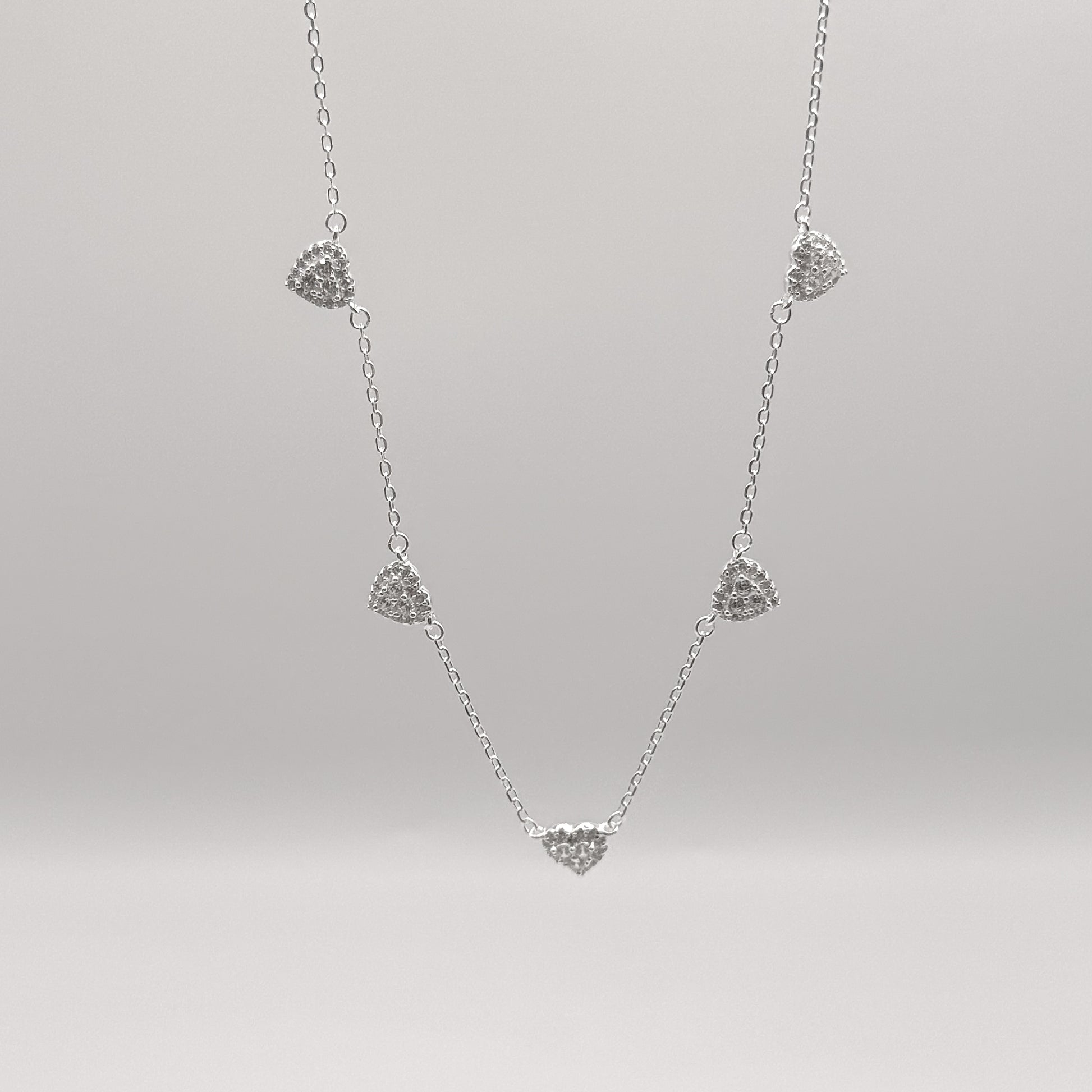 Corrente Corações Cravejados Annavi