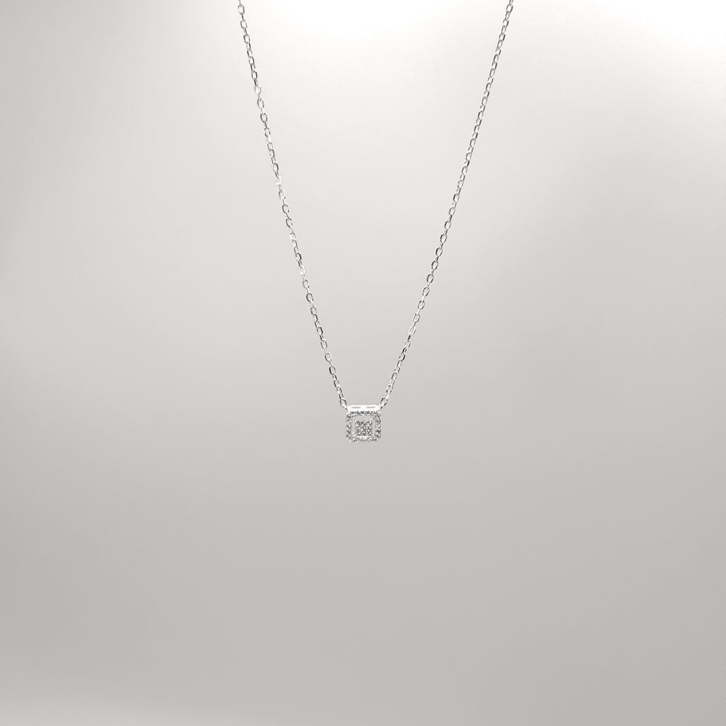 Colar Quadrado Cravejado Annavi