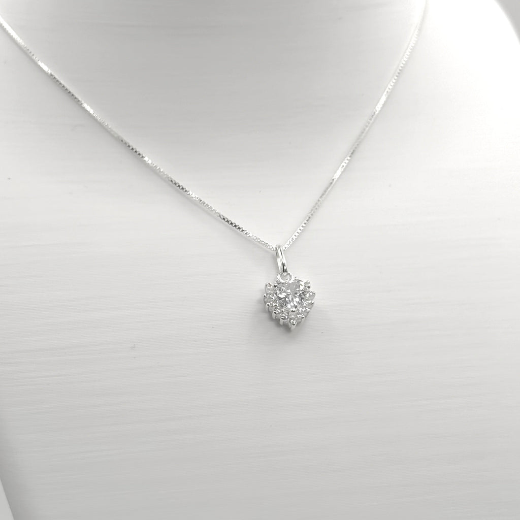 Kit Colar e Brinco Coração Annavi