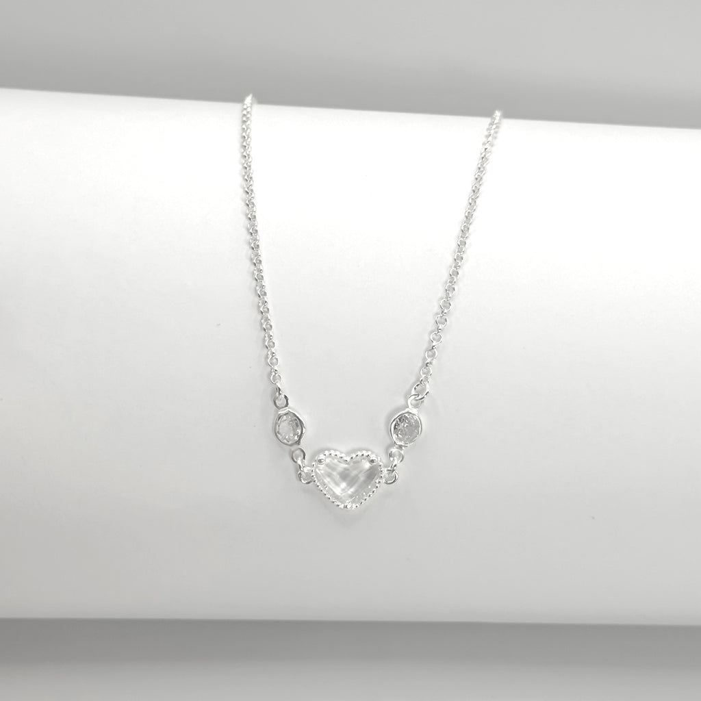 Chocker Coração e Cristais de Zircônia Annavi