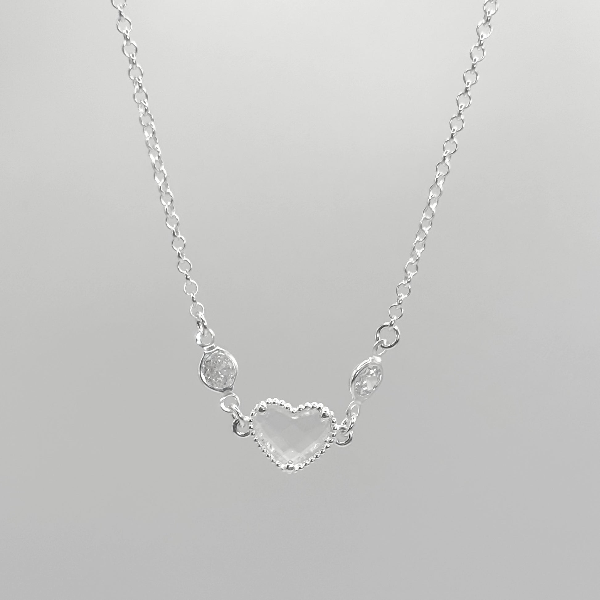 Chocker Coração e Cristais de Zircônia Annavi