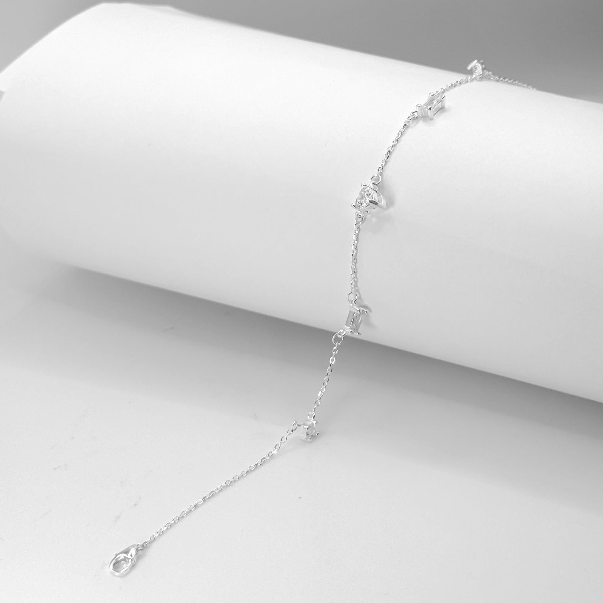 Tornozeleira Coração Zircônia Annavi