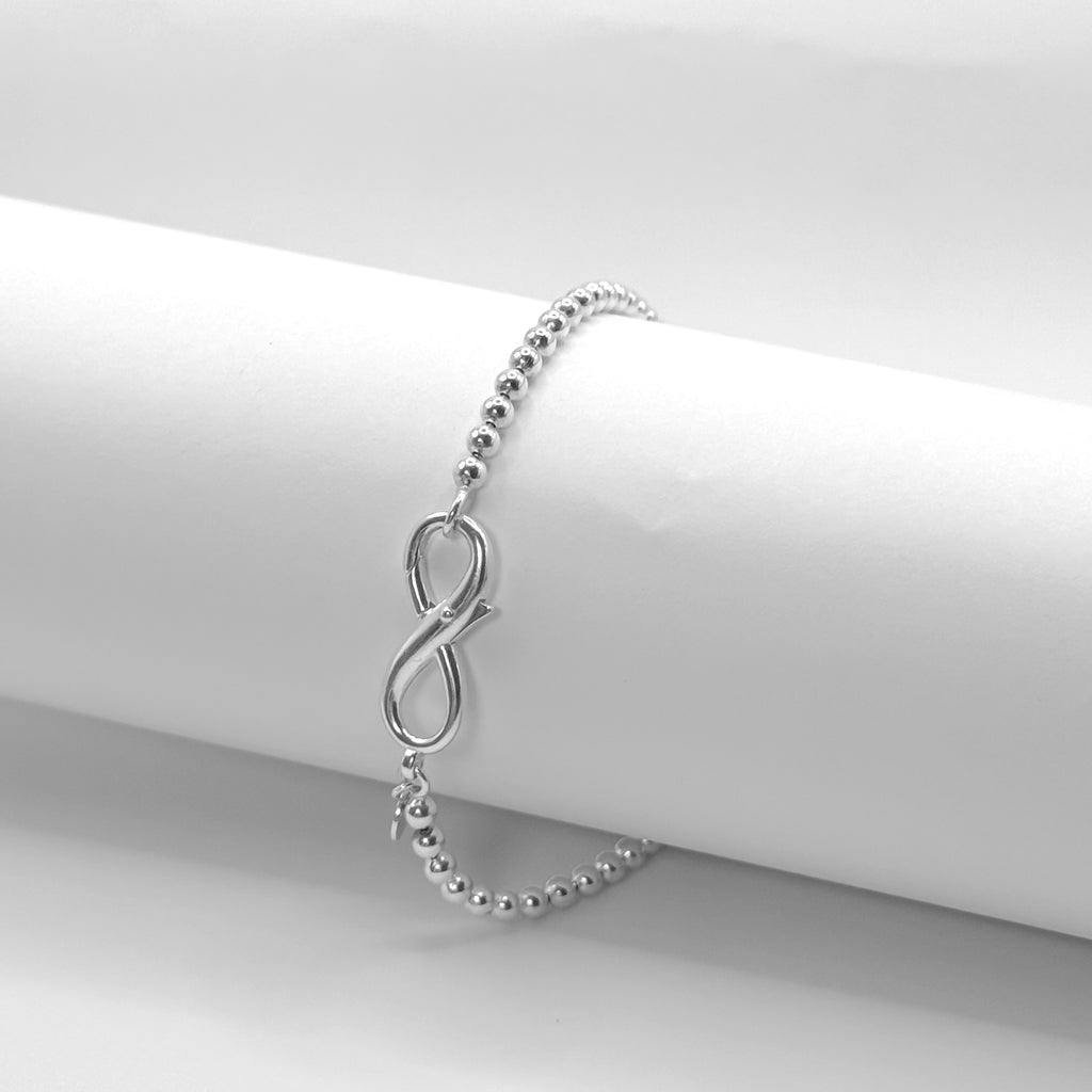 Pulseira Elo Bolinhas Infinito Annavi