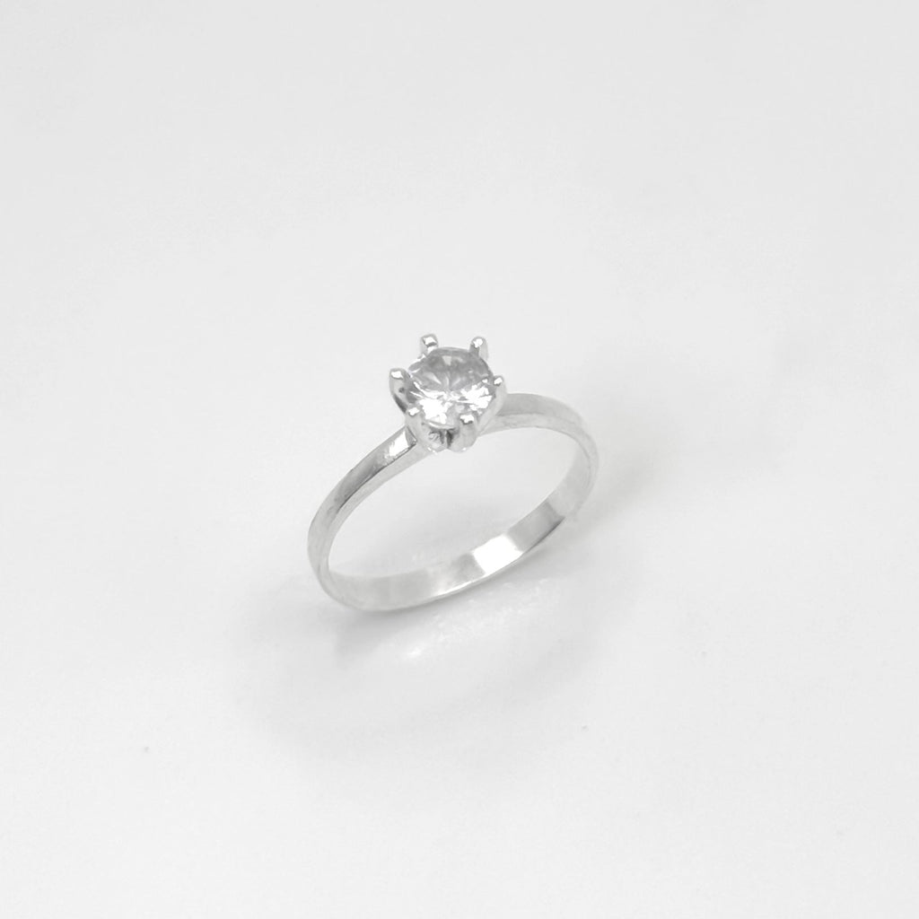 Anel Solitário Círculo Zircônia Annavi