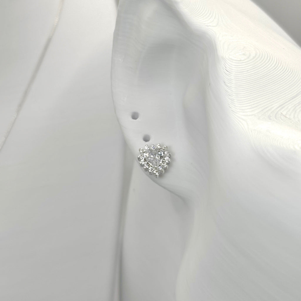 Kit Colar e Brinco Coração Annavi