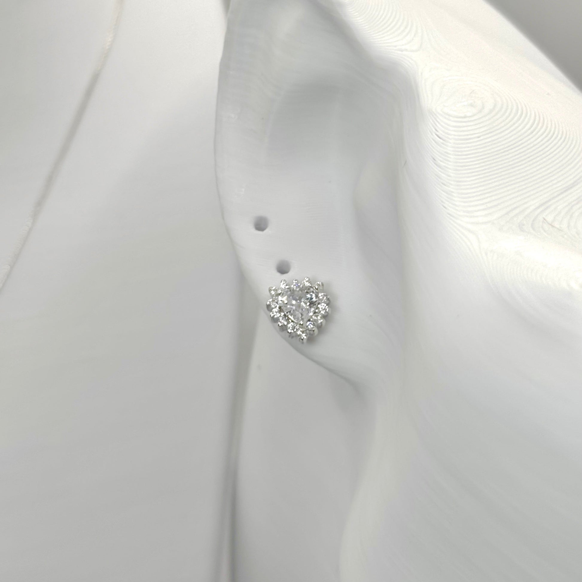 Kit Colar e Brinco Coração Annavi