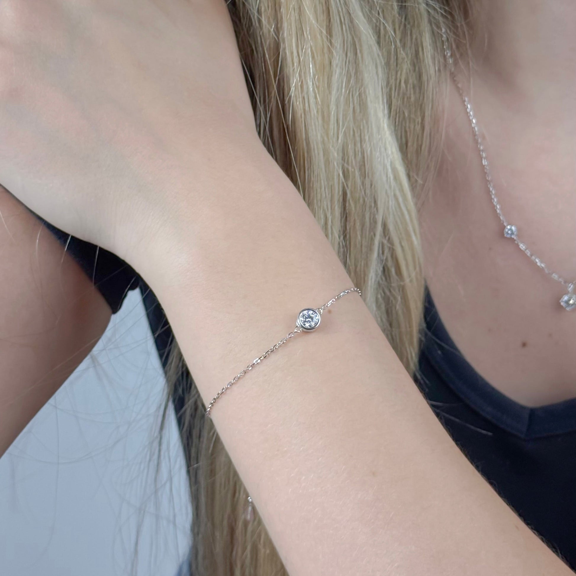 Pulseira Ponto de Luz Moissanite Annavi
